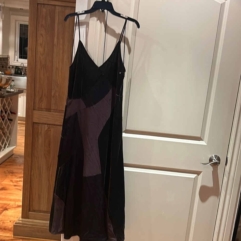 - 🎀 ZARA limited edition small silky grey maxi midi slip dress small - Picture 2 of 10